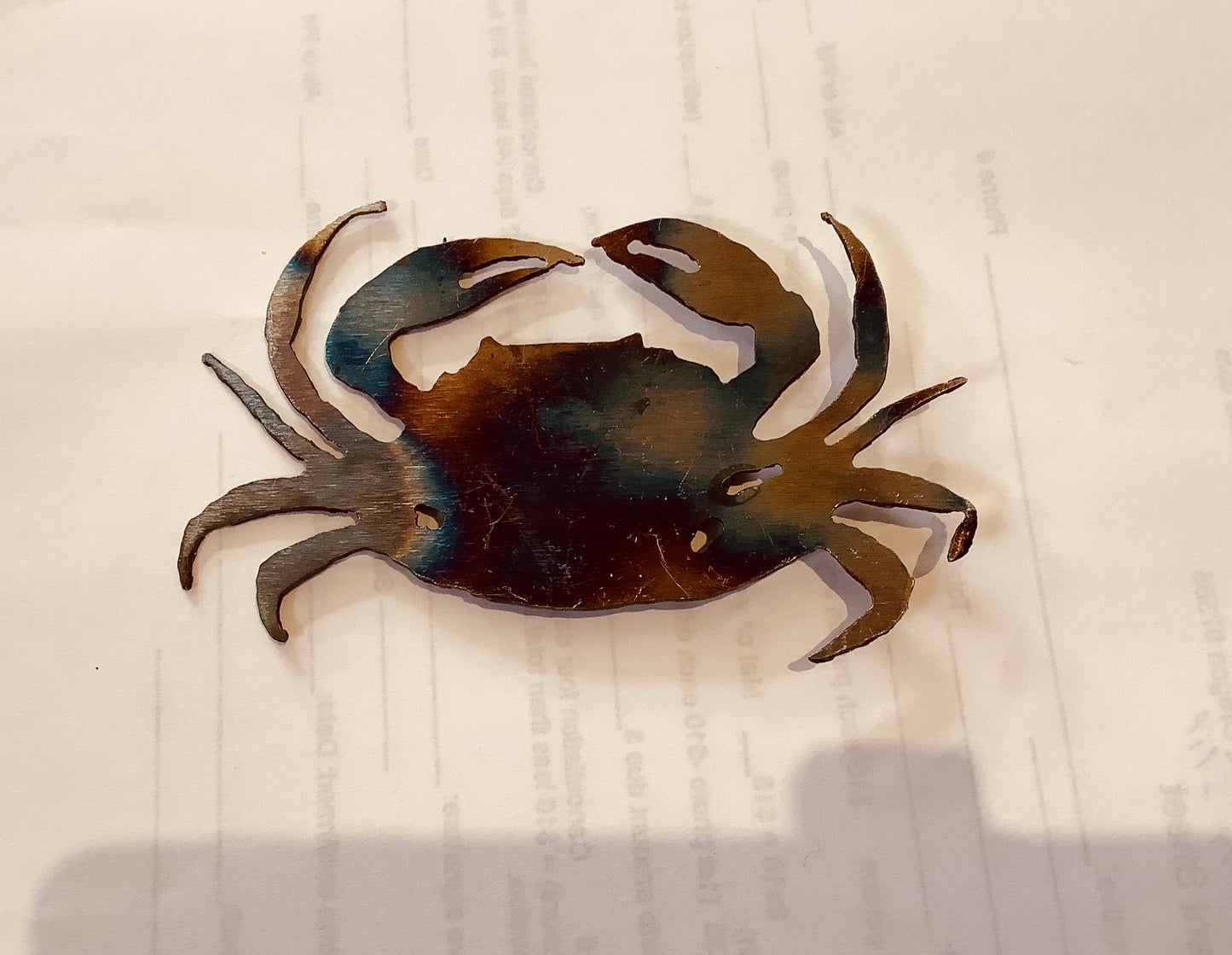 Specialty Fire Torched or Painted metal magnets. CC