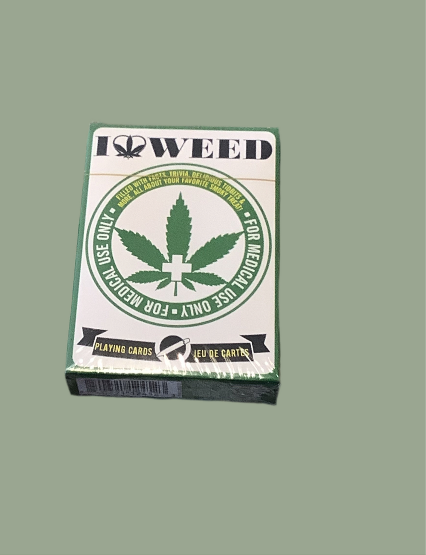 Weed playing cards