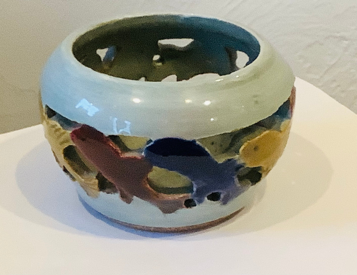 Candle holder fish. CC