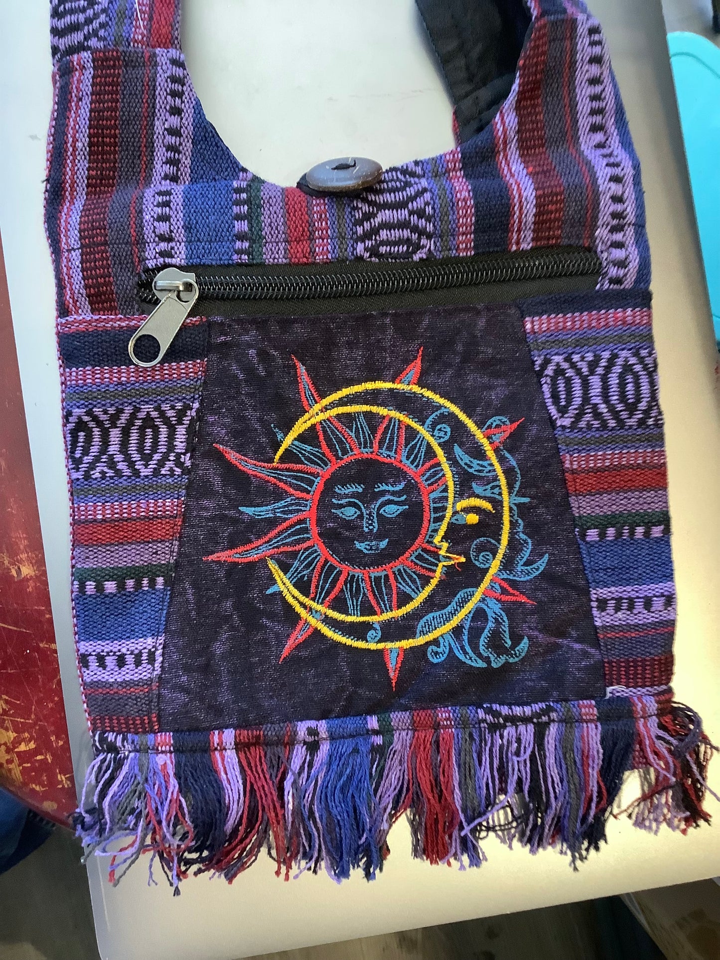Sun Moon Hand Bag Purse