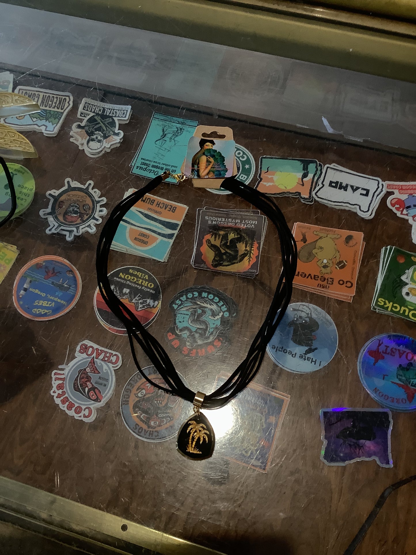 # 9 palm tree necklace - CD