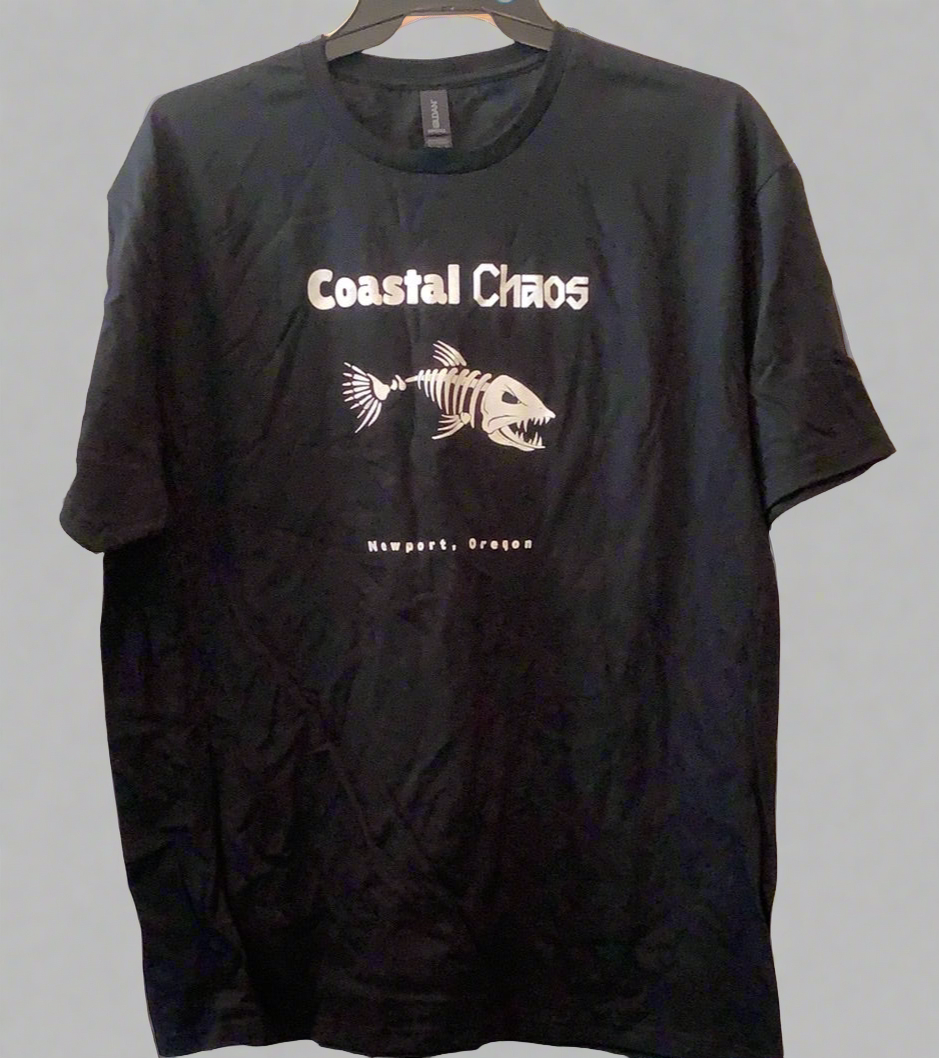 Fish Skeleton T-shirt XL. CC