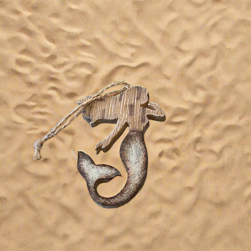 Wall Art - Wood/Metal Mermaid CC