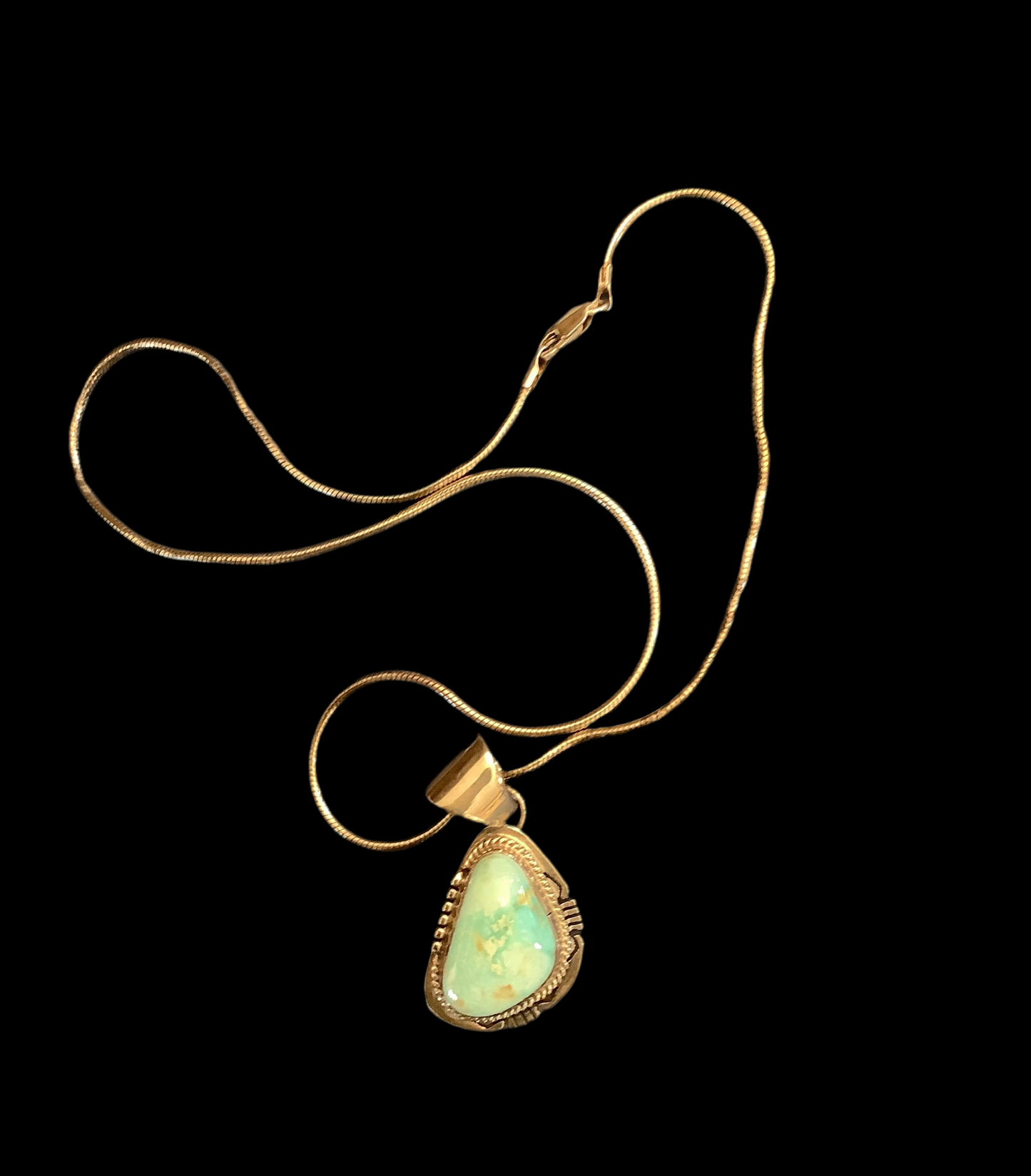 Navaho Sterling Silver Necklace. CL