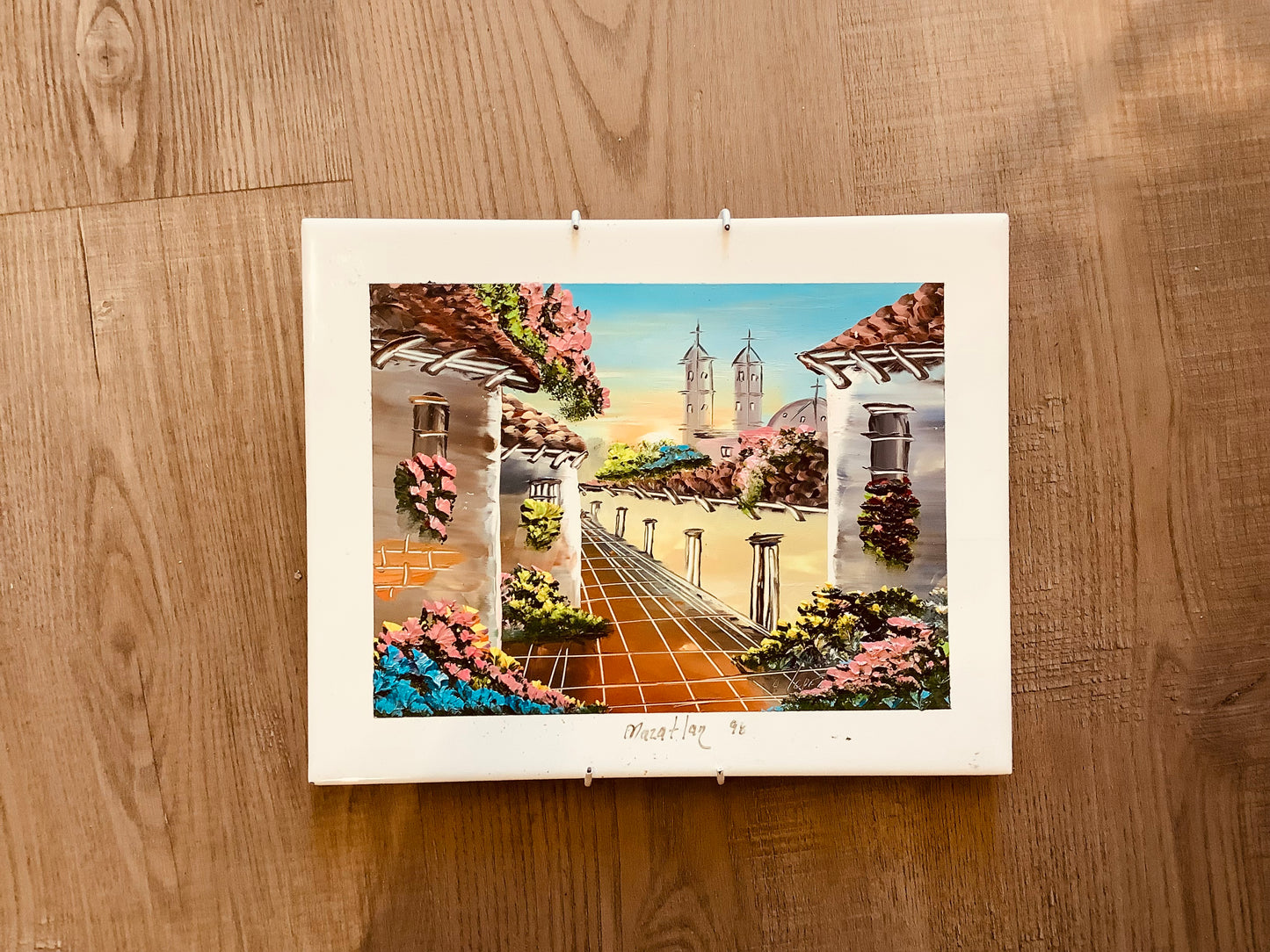 Mazatlan Art square plate CC