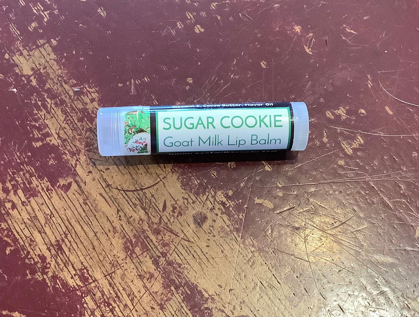 Goat milk lip balm sugar cookie