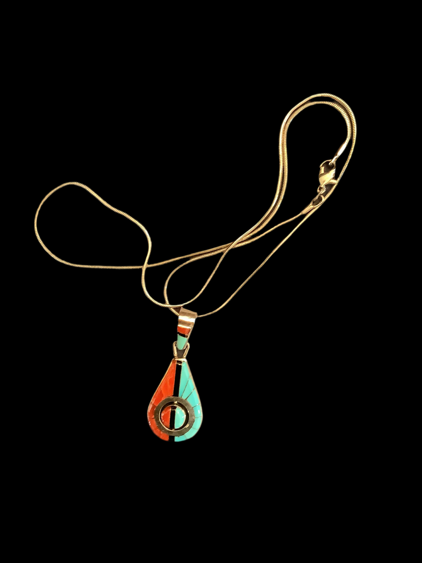 Turquoise Coral Necklace CL