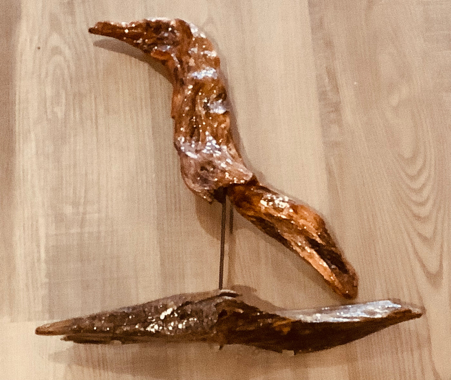 Drift wood bird