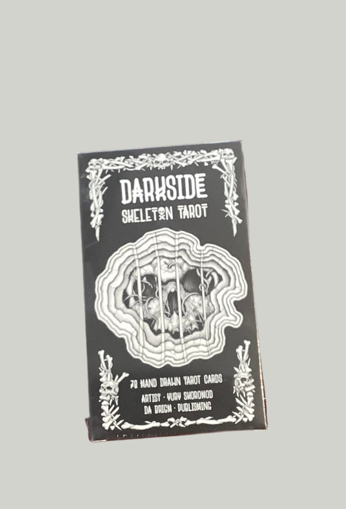 Dark side skeleton tarot cards