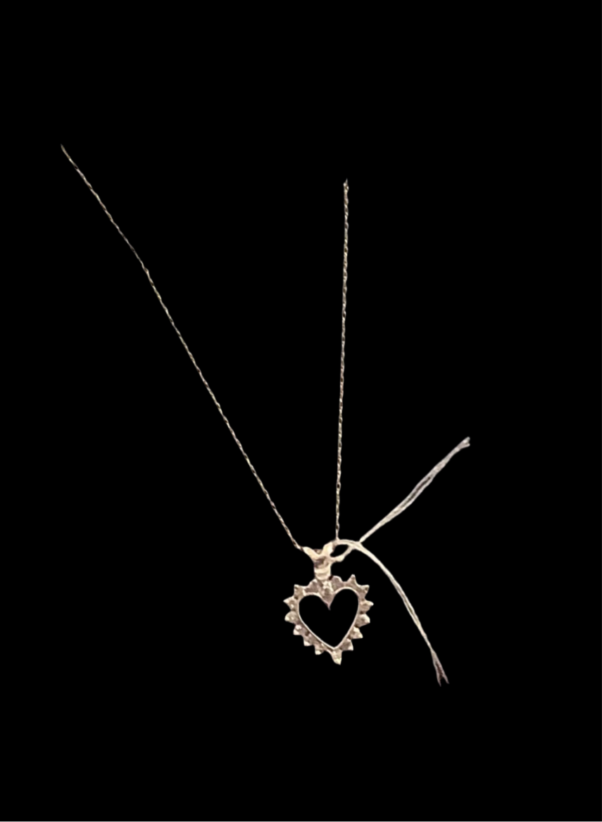 Necklace 14k diamonds .CL