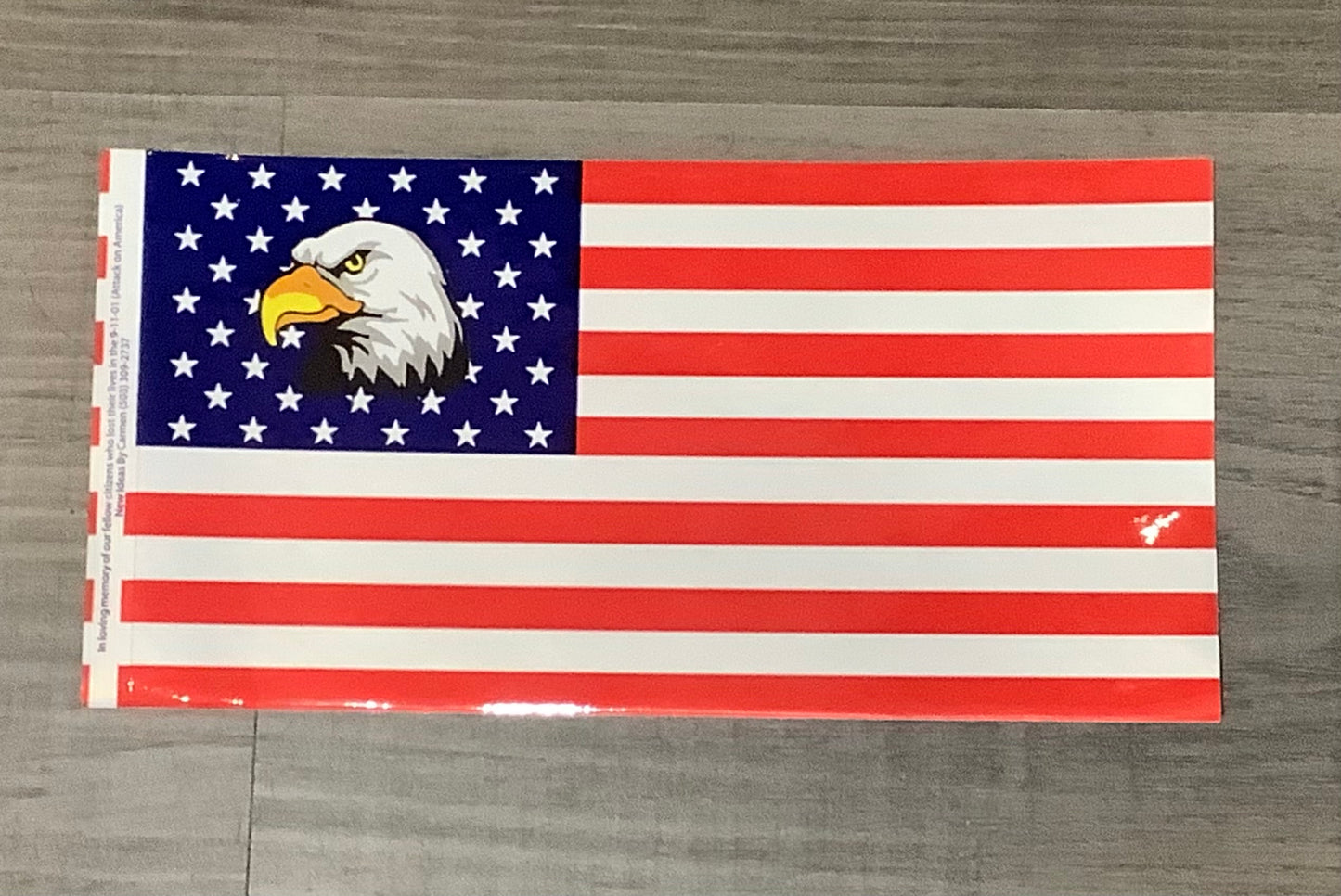 American flag with Eagle. CC