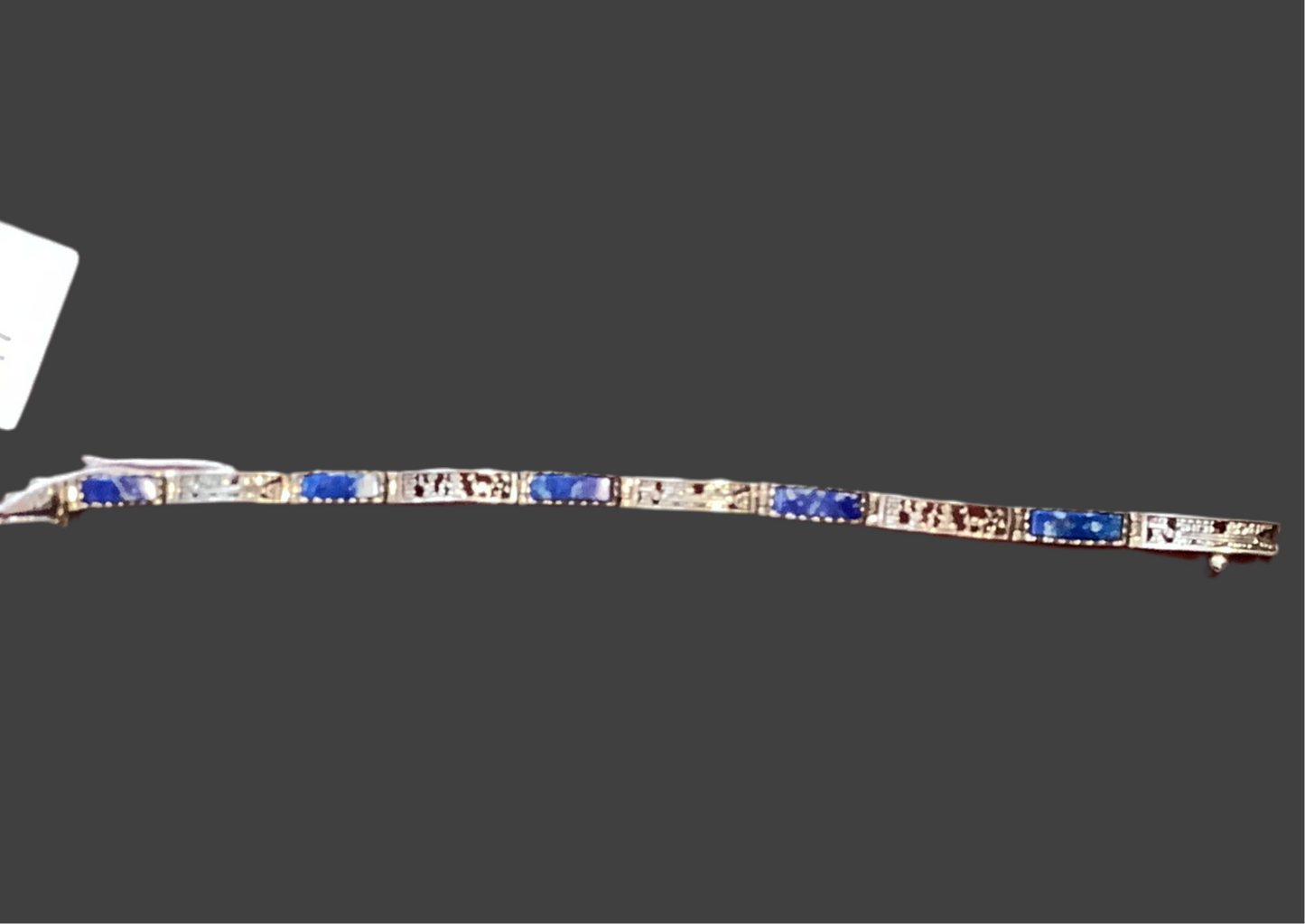 Sterling lapis bracelet 950 .CL