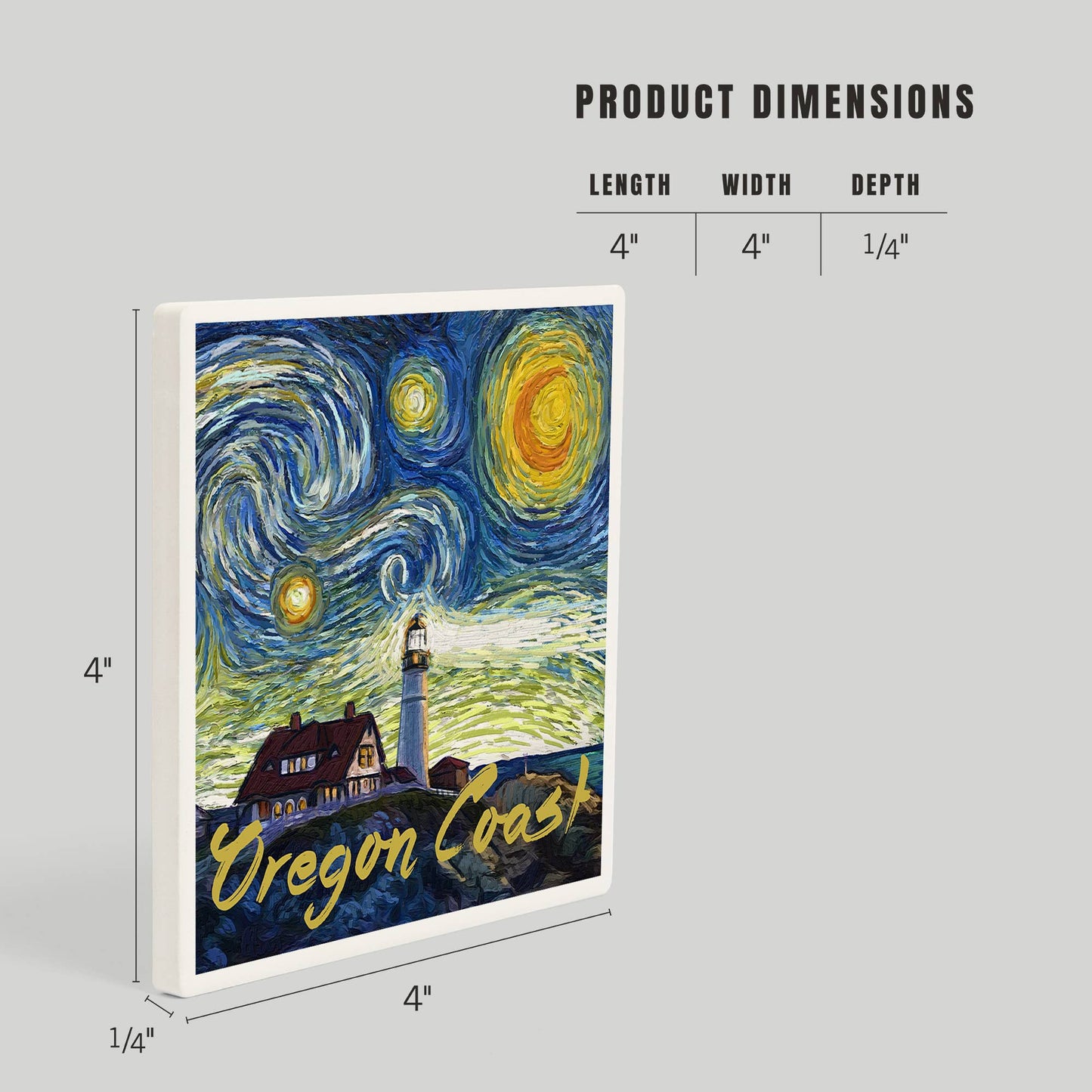 COASTER Lighthouse, Starry Night