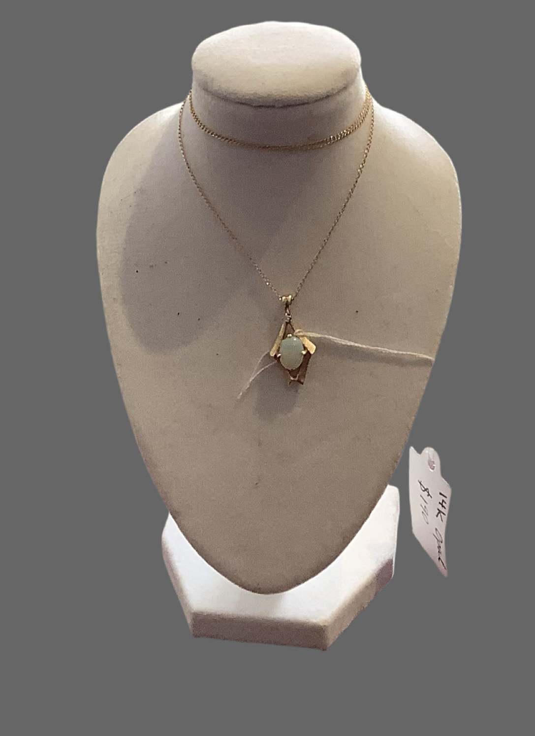 Necklace opal 14k .CL