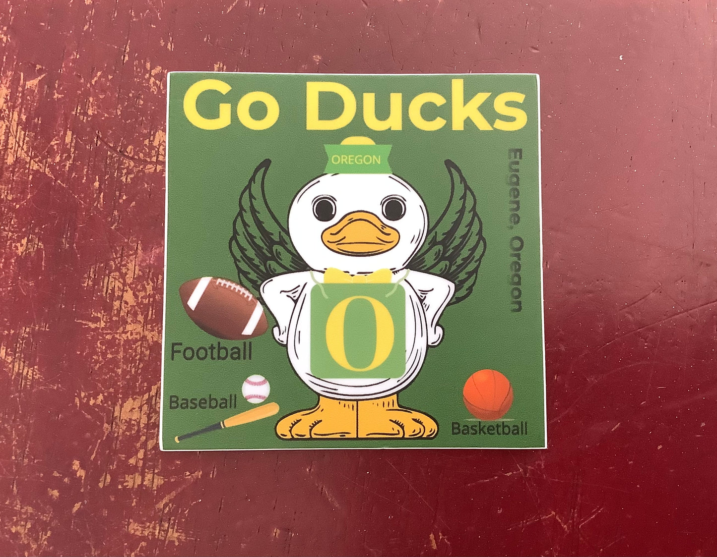 Go Ducks Sticker