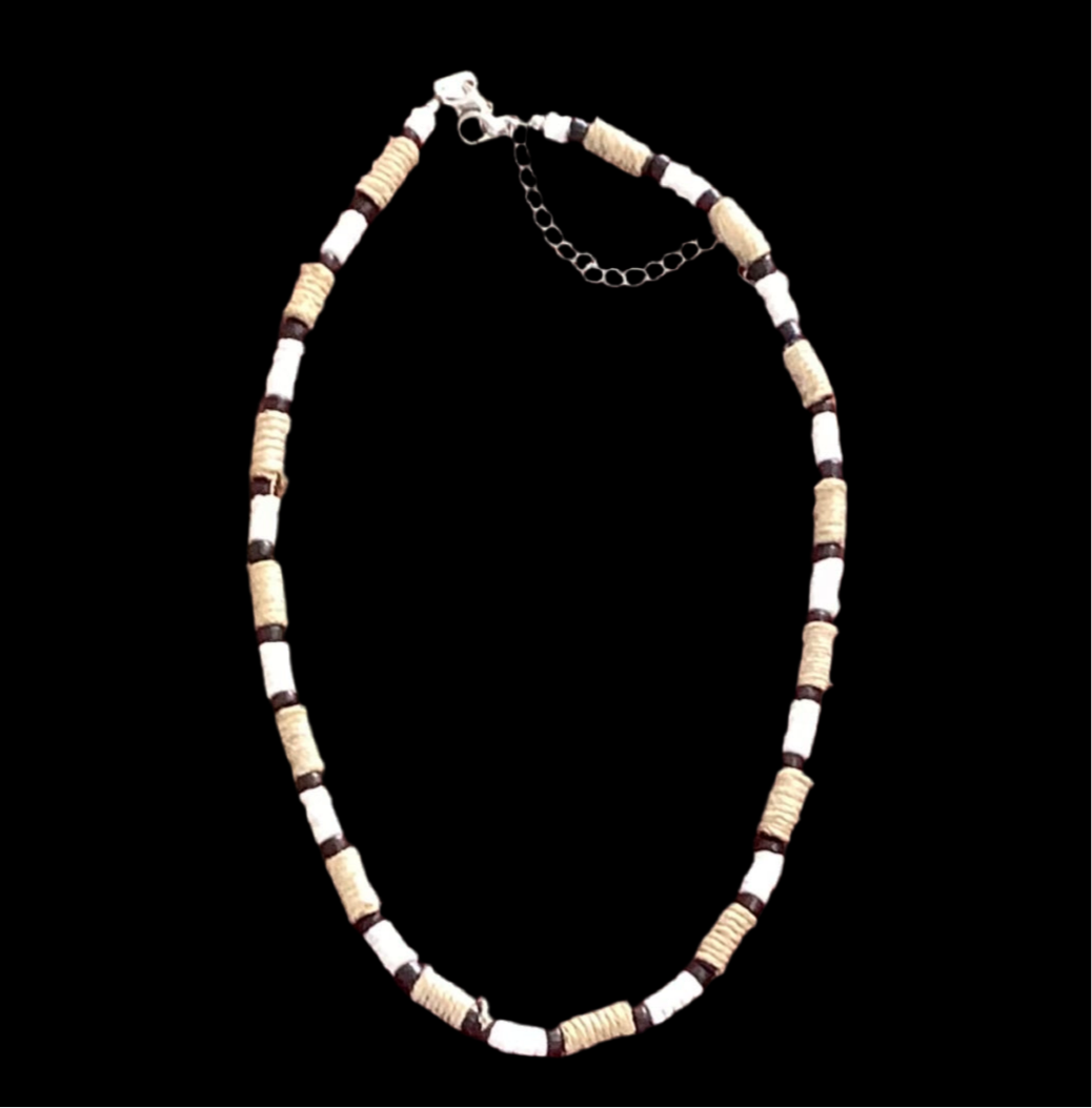 Puka hemp necklace
