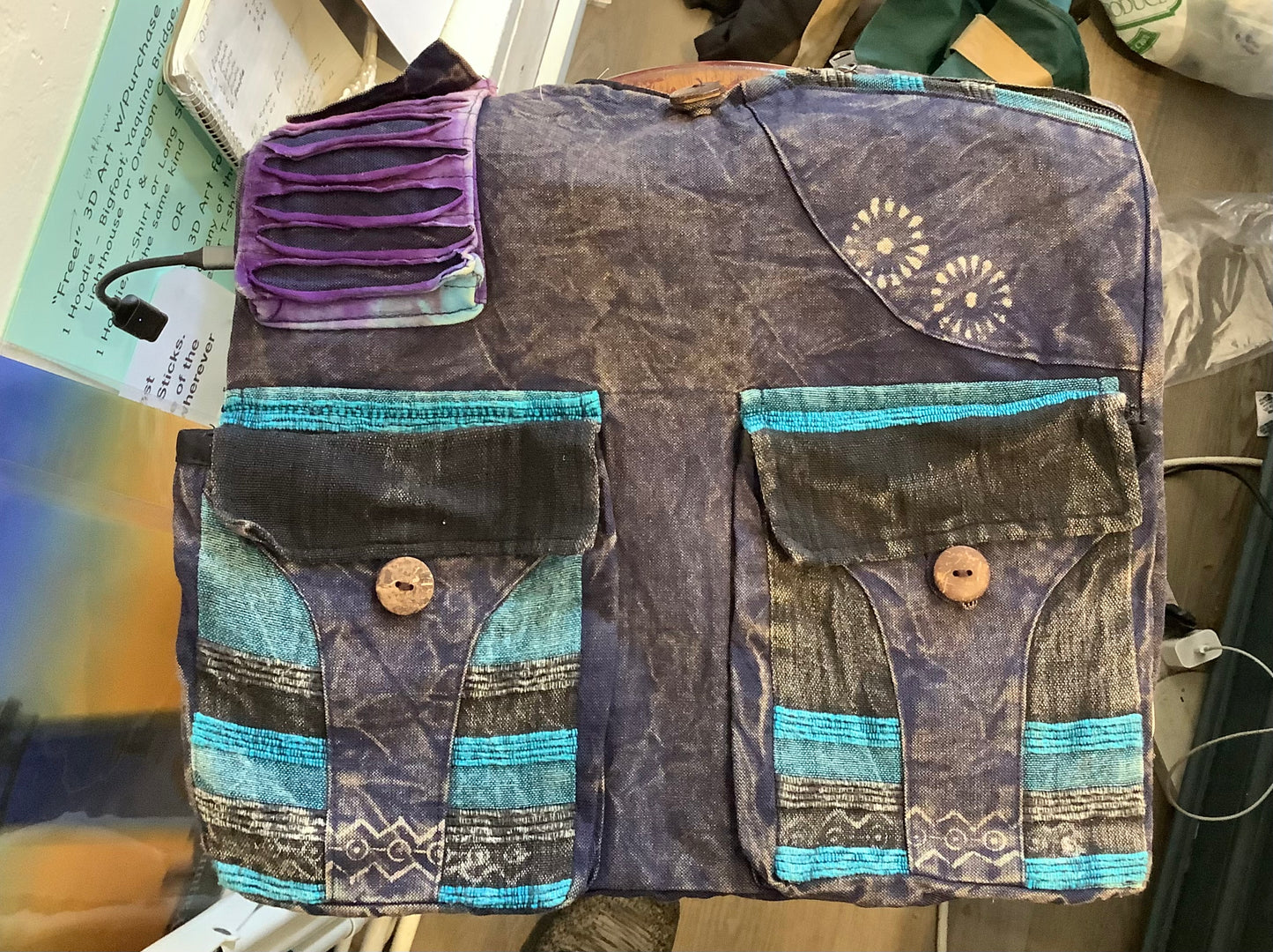 2 Pocket Front hand bag Purse. X3-7