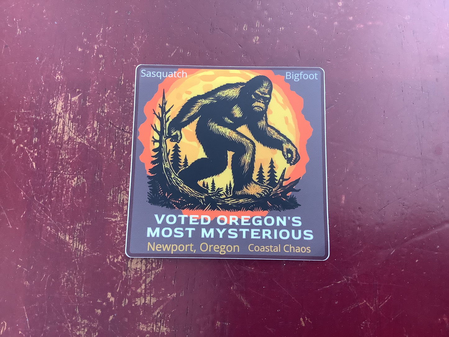 Bigfoot Flat Magnet.
