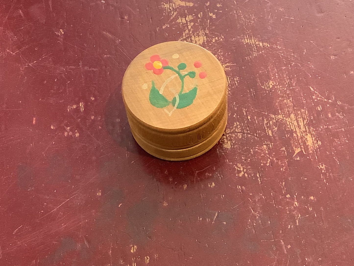 Wood round box - Veta