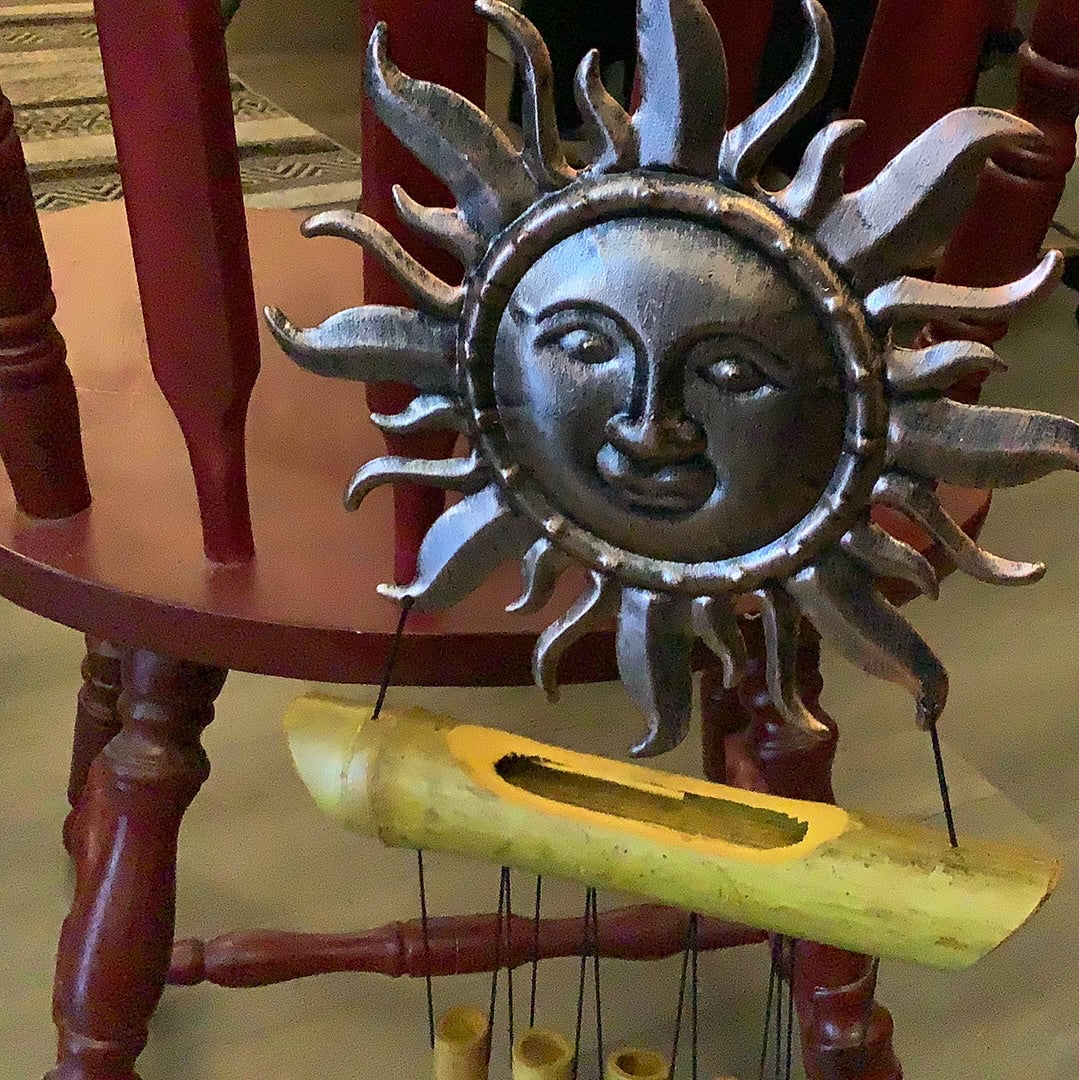 Sun bamboo windchime - CC