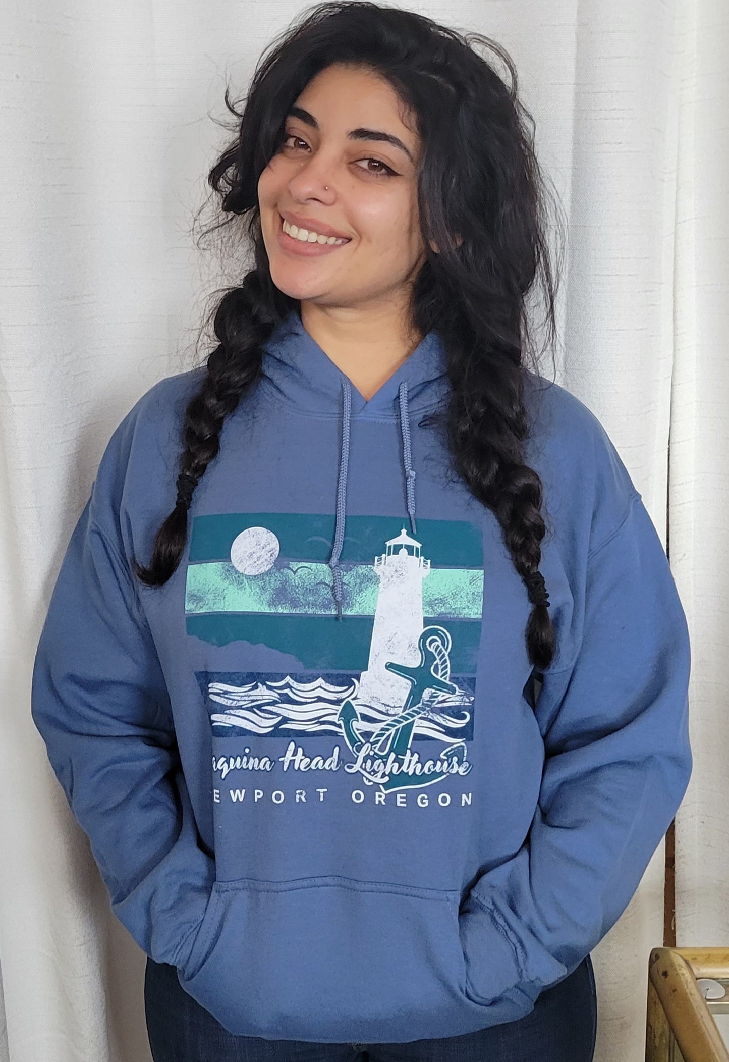 Lighthouse Hoodie- Front only- 2XL Cc