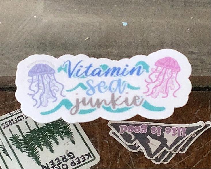 Vitamin Sea Junkie - Decal- CC