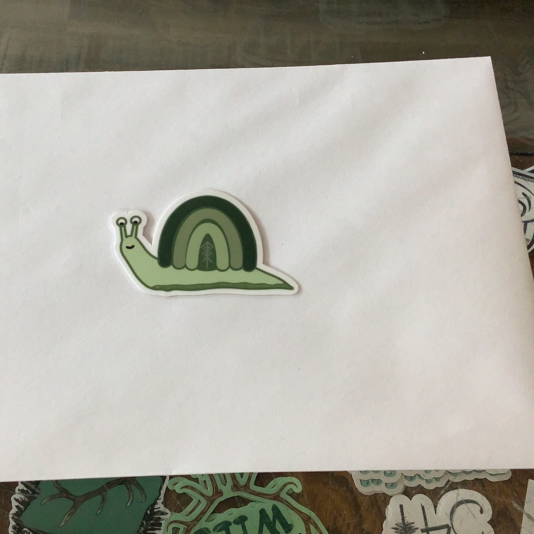 Snail decal sticker. CC