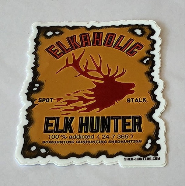 Elkaholic - Decal. - Shed
