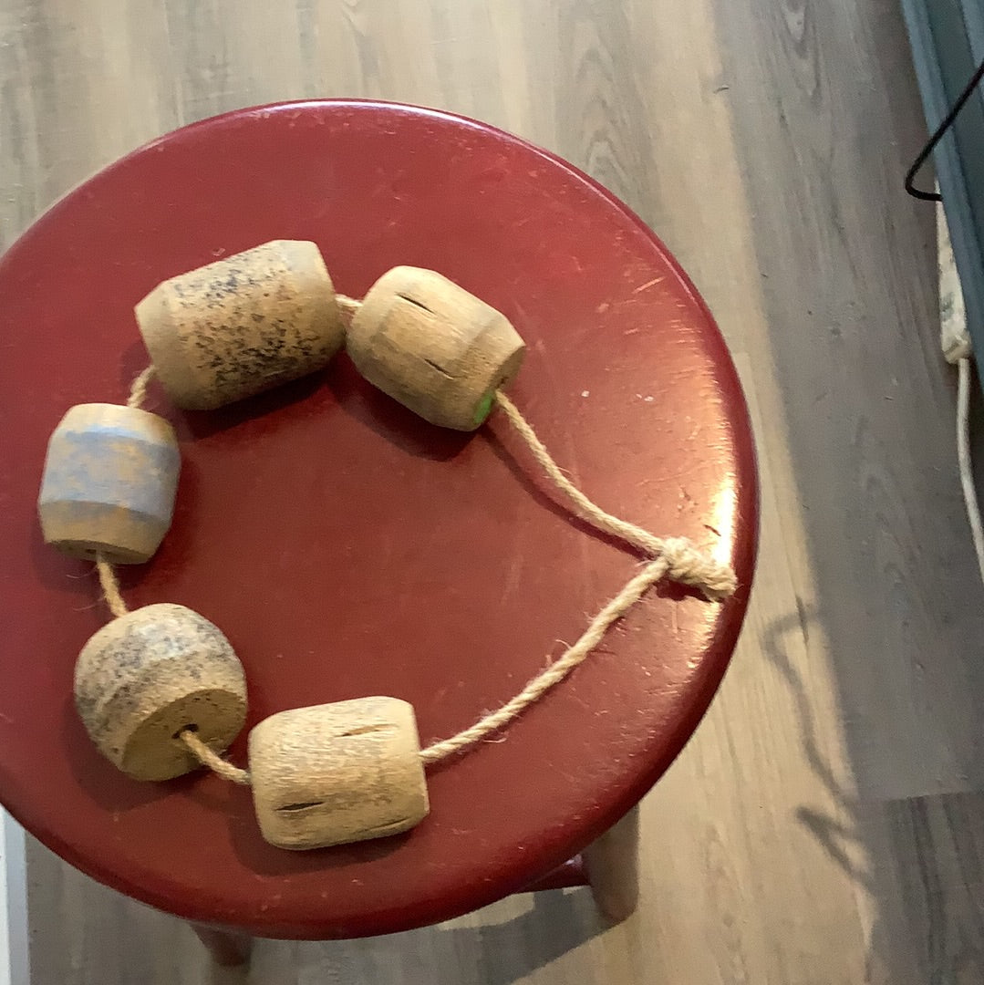 Wood water buoy. Decor. CC