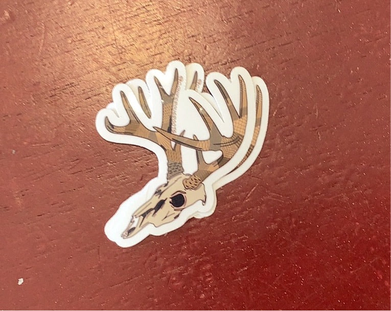 Deer skull decal. CC