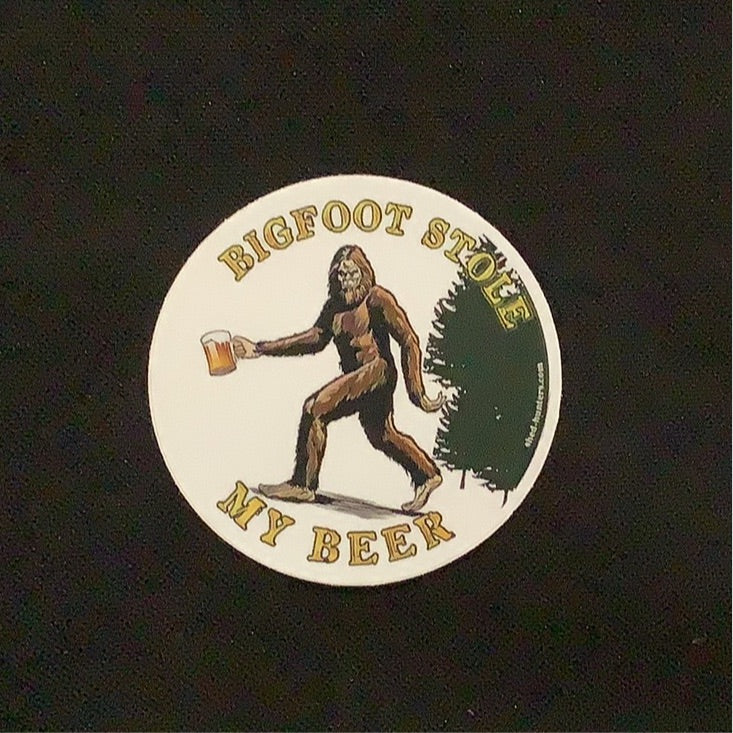 Bigfoot stole my beer - Decal - Shed