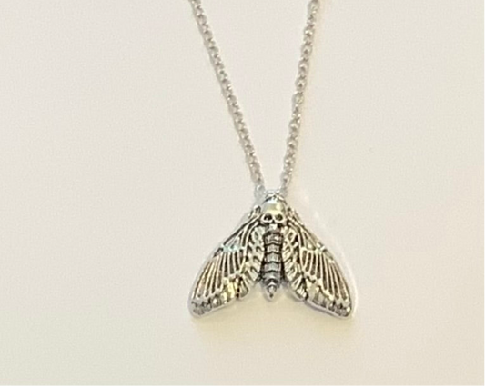 Moth necklace