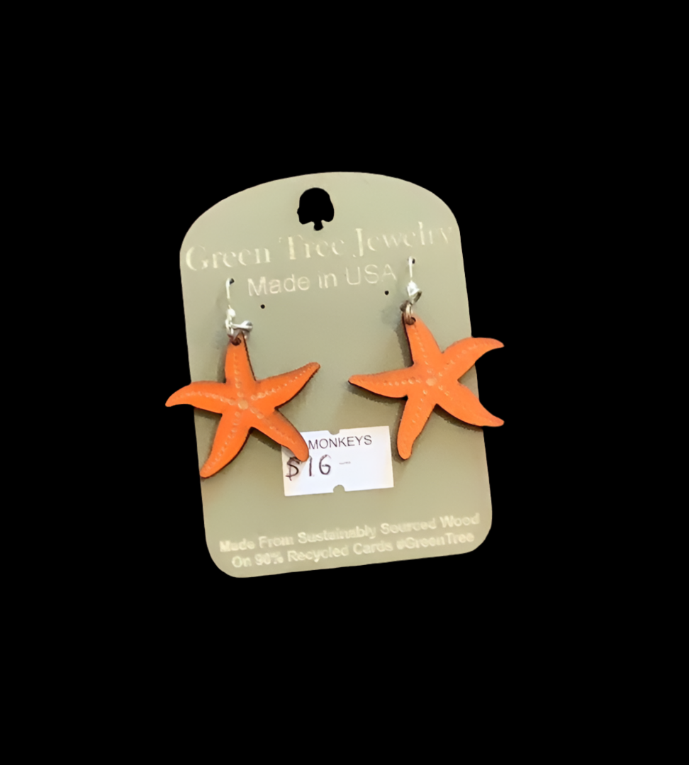 earrings  sea star.Cc