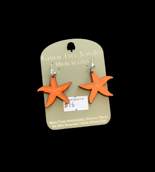 earrings  sea star.Cc