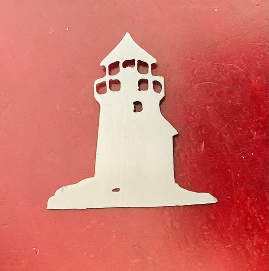 Lighthouse Metal magnet.