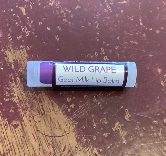 Goat milk lip balm wild grape