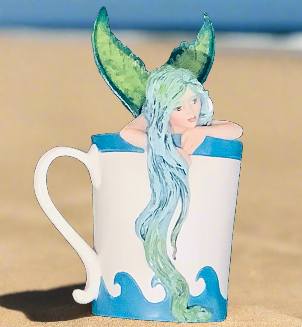 Mermaid in cup.Cc