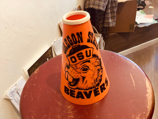 Oregon State Beavers Vintage Megaphone.