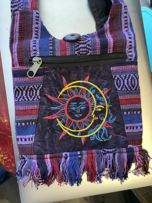 Sun Moon Hand Bag Purse