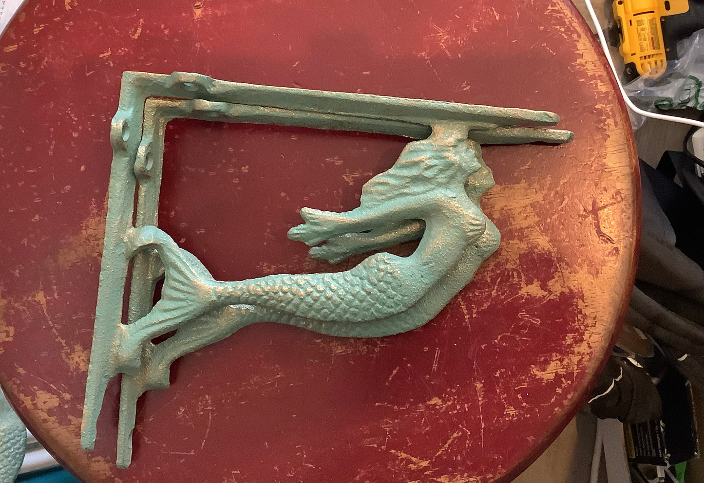 Mermaid shelf brackets. 2