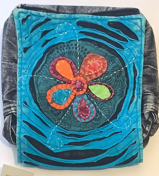 Flower razor handbag purse