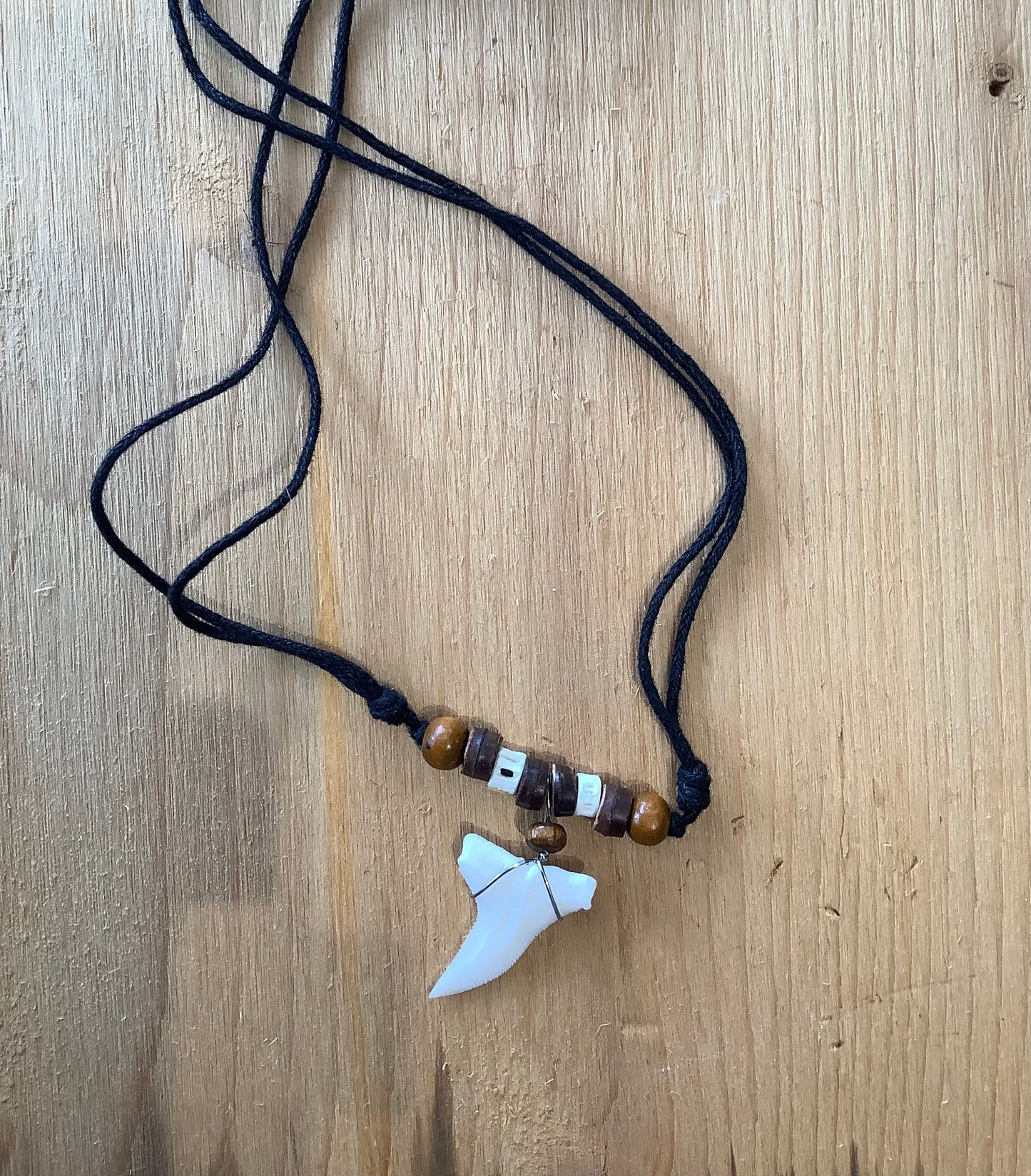Shark tooth necklace large