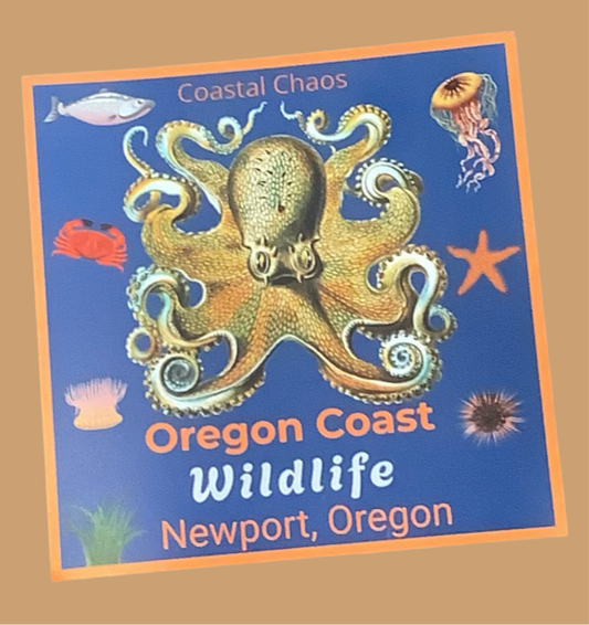 Octopus Sticker wildlife  .CC