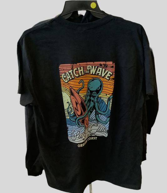 Catch the wave t shirt 2 XL