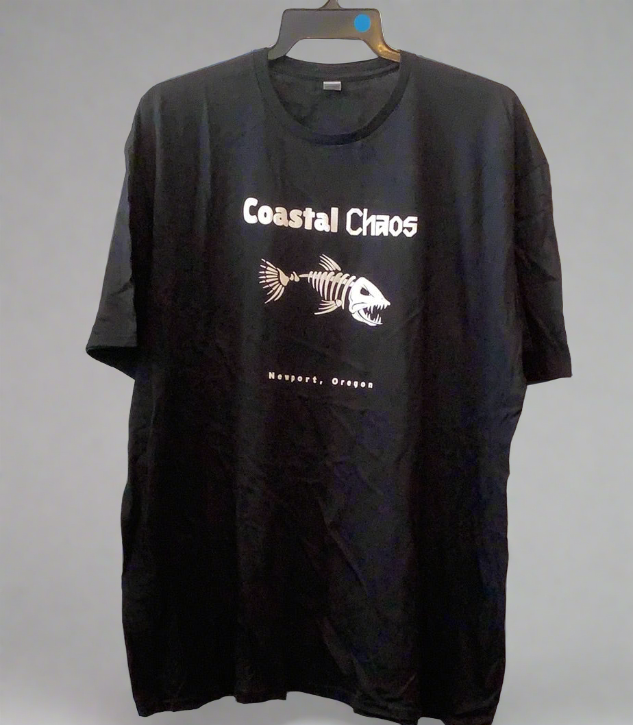 Fish Skeleton T Shirt 2XL.CC