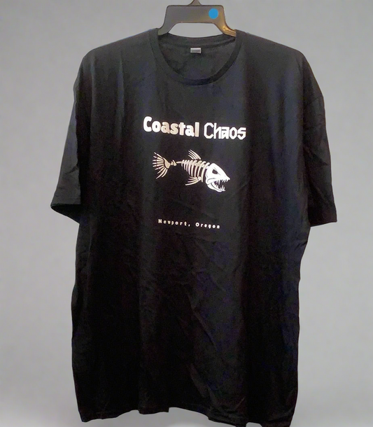 Fish Skeleton T Shirt 2XL.CC