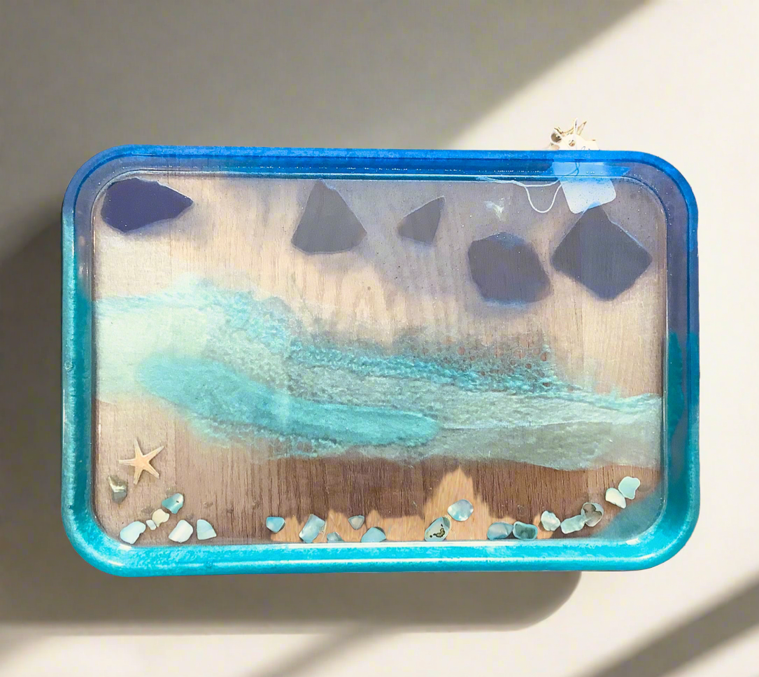Beach tray resin Art. Shawn