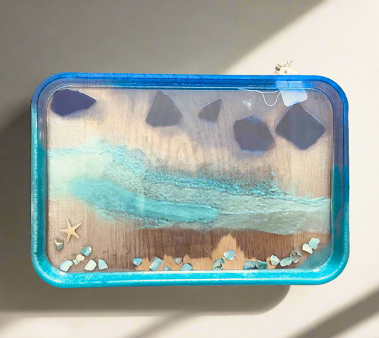 Beach tray resin Art. Shawn