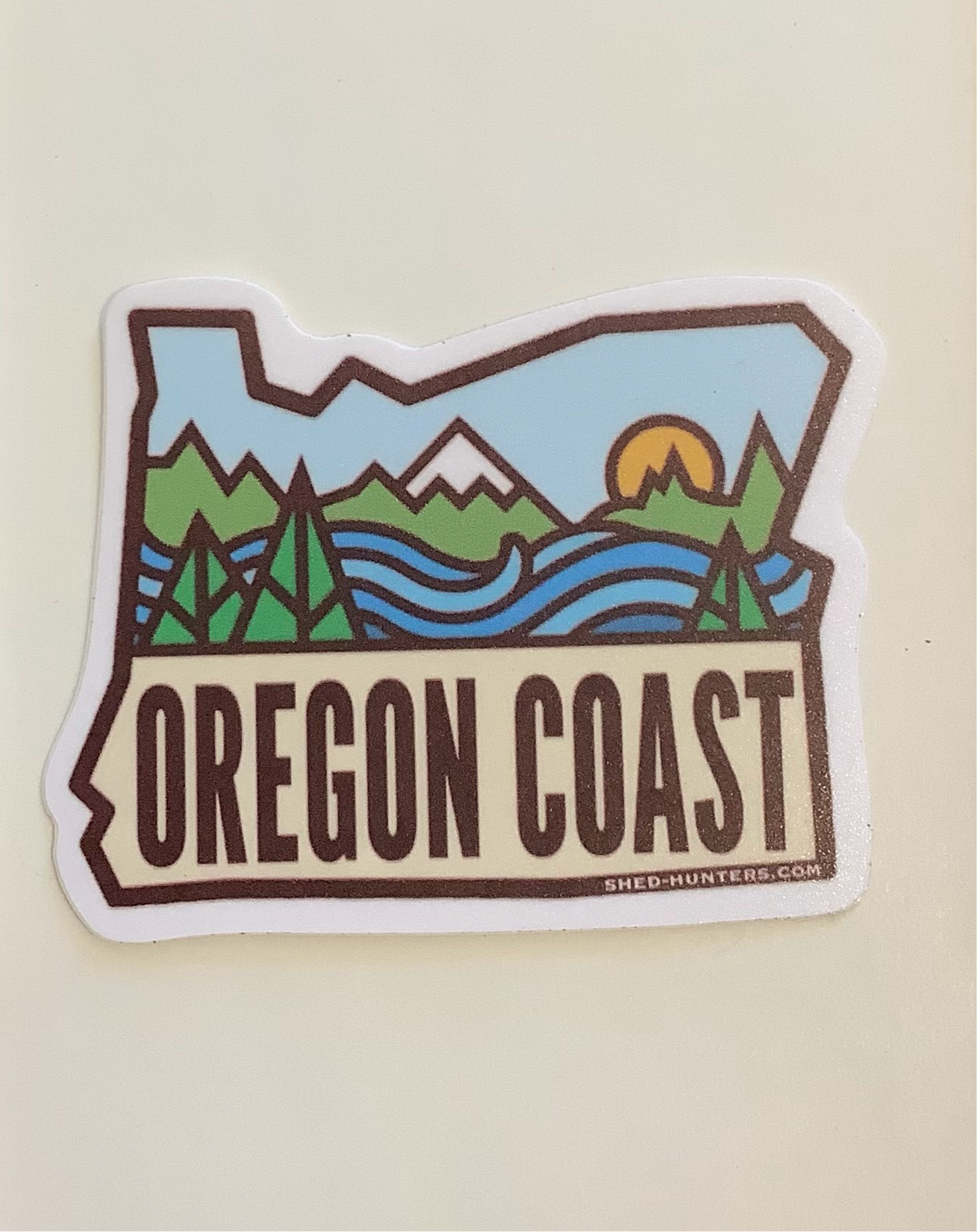 Oregon coast sticker .Shed