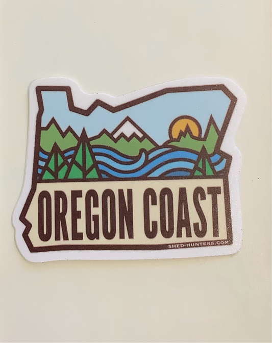 Oregon coast sticker .Shed